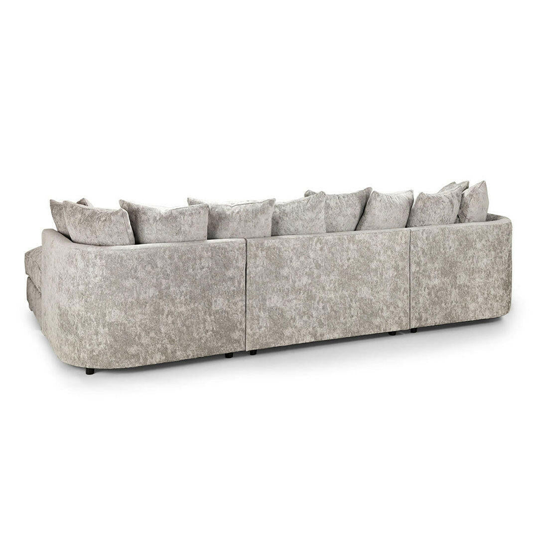 Bishop U Shape Sofa Scatter Back Truffle - My Store