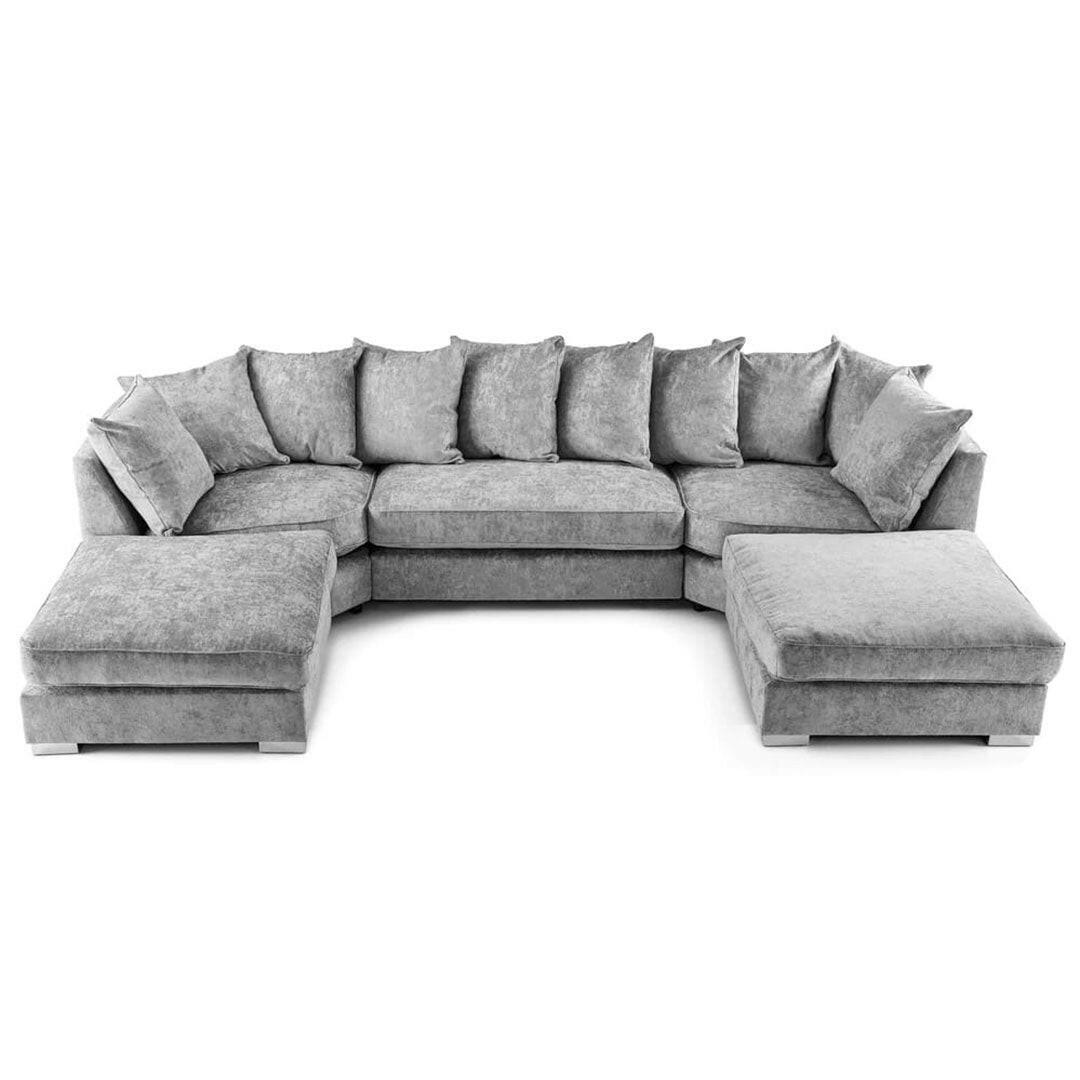 Bishop U Shape Corner Sofa Scatter Back - My Store