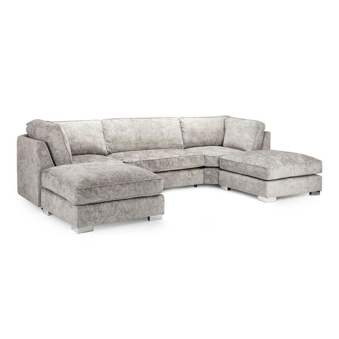 Bishop U Shape Sofa High Back Truffle - My Store