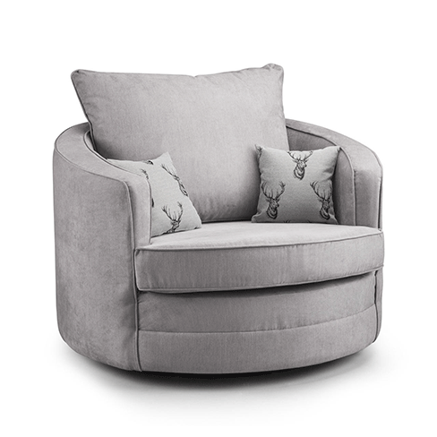 Verona swivel chair grey - My Store